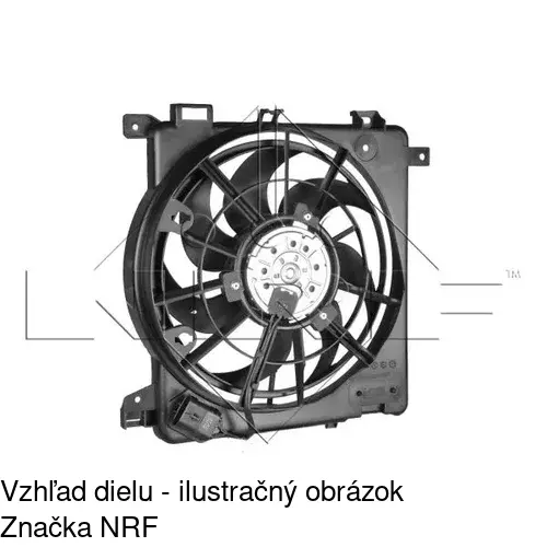 Ventilátor bez krytu / podpery POLCAR 550923U9 - obr. 5