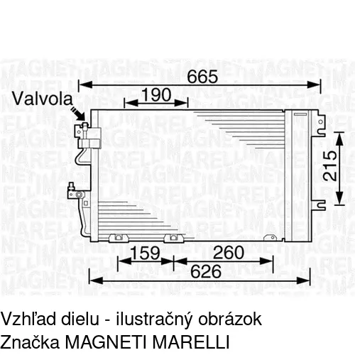 Chladiče klimatizácie POLCAR 5509K82X - obr. 1