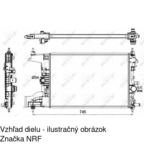 Chladiče vody POLCAR 551108-2