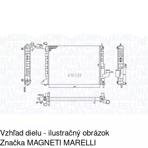 Chladiče vody POLCAR 551608A7