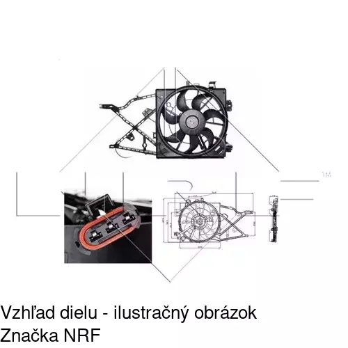 Ventilátory chladičov POLCAR 551623W1 - obr. 2