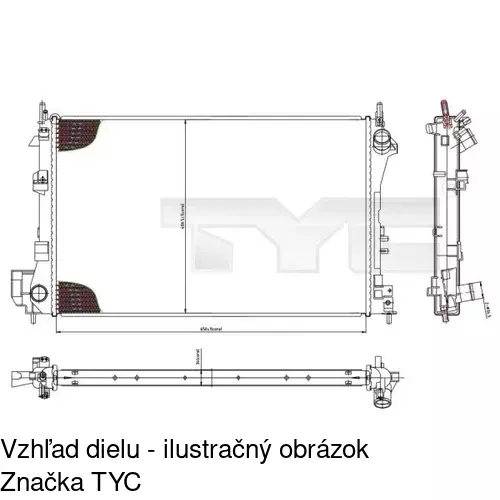 Chladiče vody 551808-2 /POLCAR/