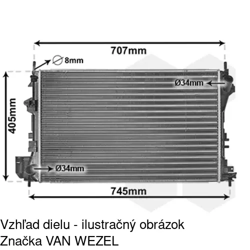 Chladiče vody POLCAR 551808A1 - obr. 5