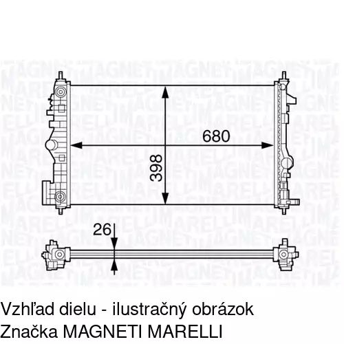 Chladiče vody POLCAR 5520084X