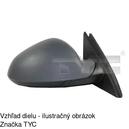 Vonkajšie zrkadlo POLCAR 5520514S