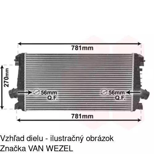 Chladiče vzduchu (Intercoolery) POLCAR 5520J8-4 - obr. 3