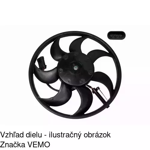 Ventilátor bez krytu / podpery POLCAR 552723U1 - obr. 3