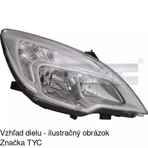 Hlavný reflektor POLCAR 5546100E