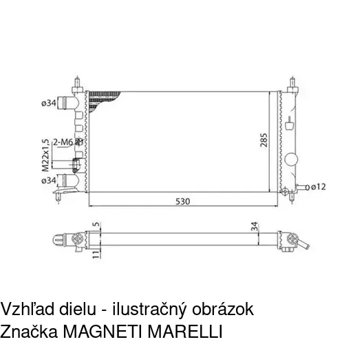 Chladiče vody POLCAR 5555082X - obr. 2