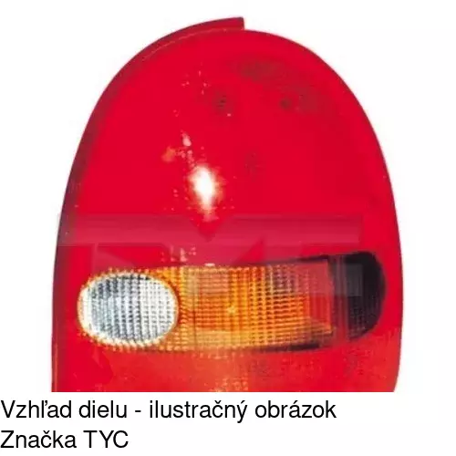 Zadné svetlo POLCAR 5555887E - obr. 1