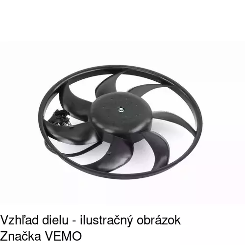 Ventilátor bez krytu / podpery POLCAR 555623U5 - obr. 1