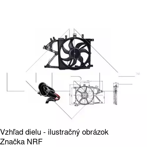 Ventilátory chladičov POLCAR 555623W3