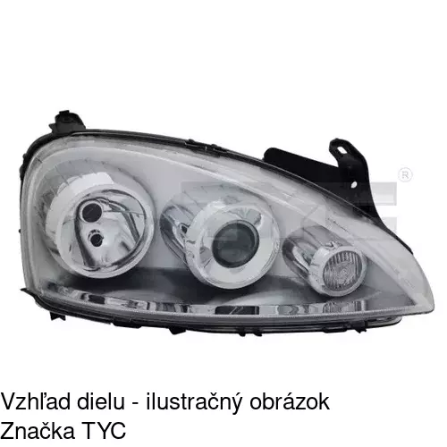 Hlavný reflektor POLCAR 5557094E