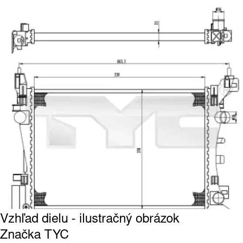 Chladiče vody POLCAR 5558082X