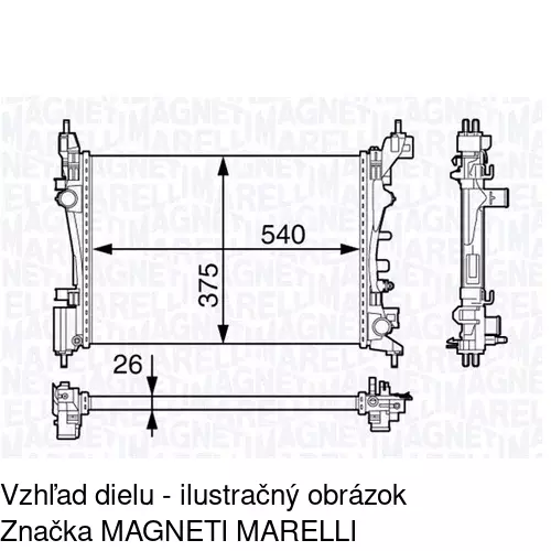 Chladiče vody POLCAR 5558083X - obr. 3