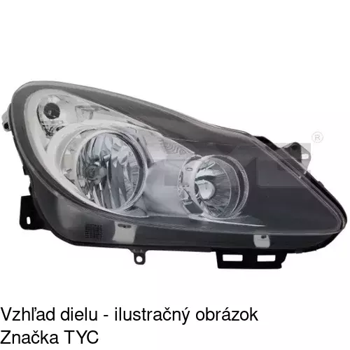 Hlavný reflektor POLCAR 5558103V - obr. 1