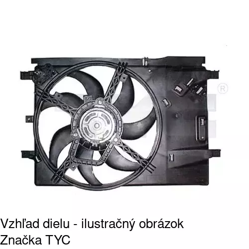 Ventilátor bez krytu / podpery POLCAR 555823U4 - obr. 4