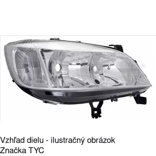 Hlavný reflektor POLCAR 556009-E