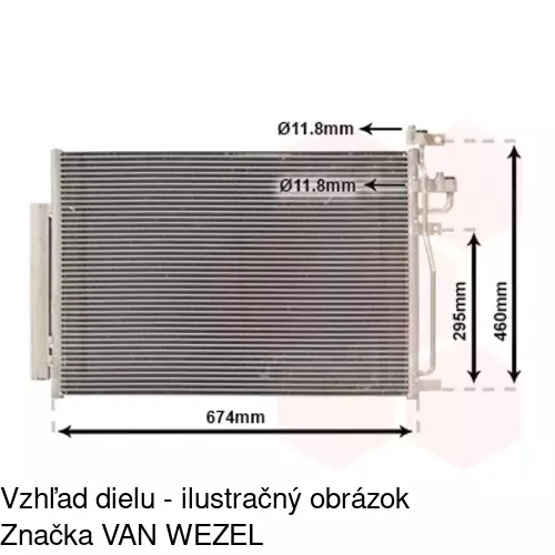 Chladiče klimatizácie POLCAR 5565K8C2 - obr. 2