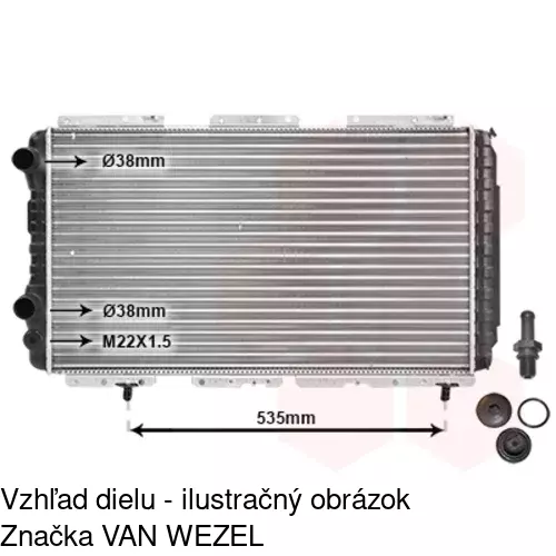 Chladiče vody POLCAR 570208A3 - obr. 3