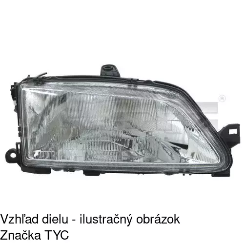 Hlavný reflektor POLCAR 5707090E - obr. 4