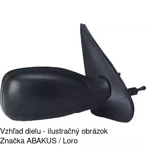 Vonkajšie zrkadlo POLCAR 5707511E - obr. 1