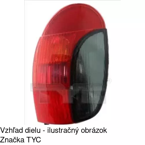 Zadné svetlo POLCAR 5708872S