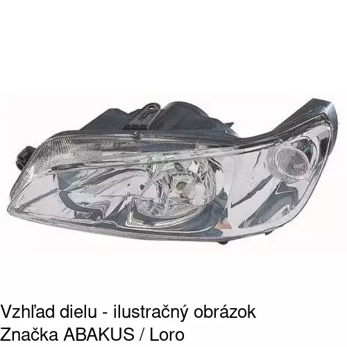 Hlavný reflektor POLCAR 570909-E - obr. 2