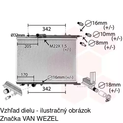 Chladiče vody POLCAR 571008A5 - obr. 5