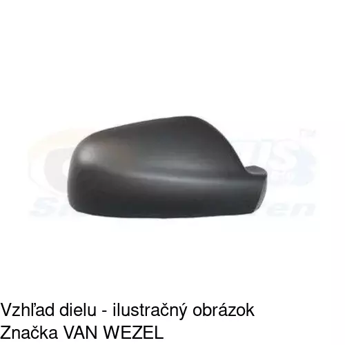 Rám vonkajšieho zrkadla POLCAR 571055TM - obr. 1