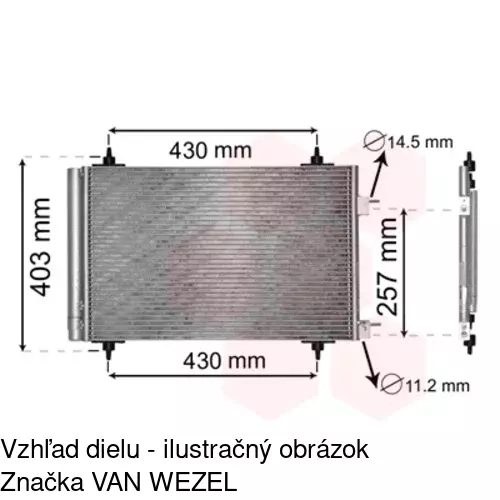 Chladiče klimatizácie POLCAR 5711K8C1 - obr. 5