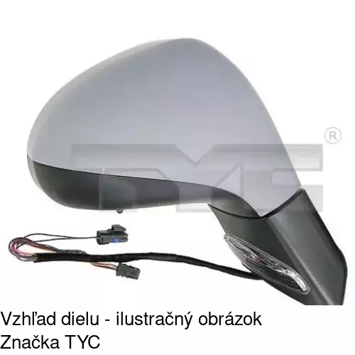 Vonkajšie zrkadlo POLCAR 5712515S