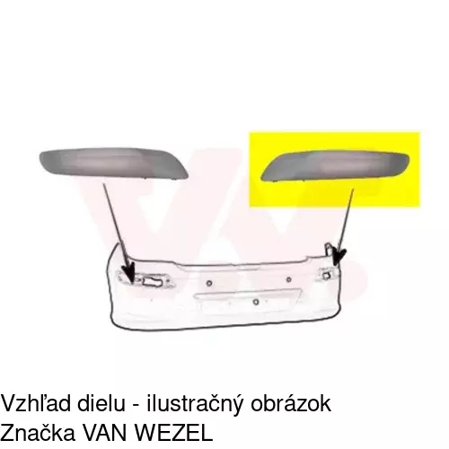 Lišta nárazníka POLCAR 571296-6 - obr. 1