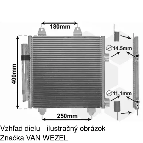 Chladiče klimatizácie POLCAR 5716K81X - obr. 4