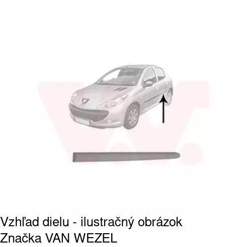 Lišta dverí POLCAR 57230043