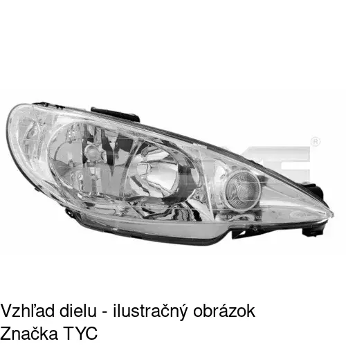 Hlavný reflektor POLCAR 5723091V - obr. 1