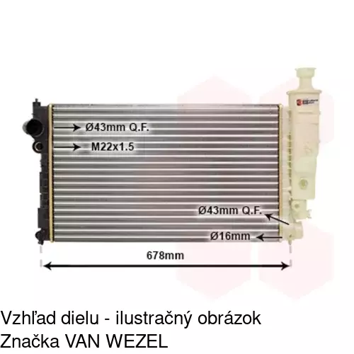 Chladiče vody POLCAR 574508A5 - obr. 3