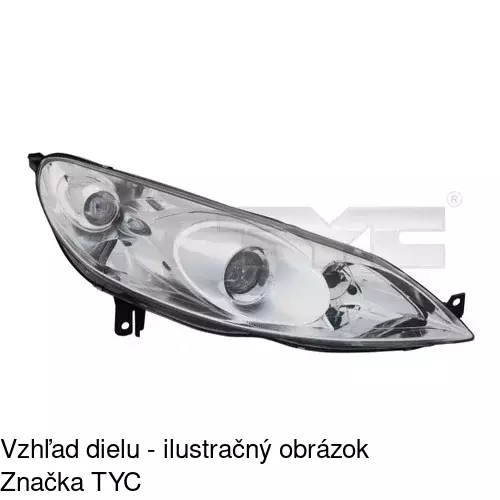 Hlavný reflektor POLCAR 574809-E