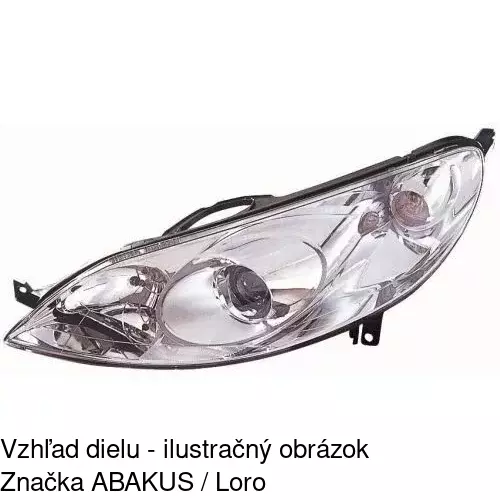 Hlavný reflektor POLCAR 574809-E - obr. 3