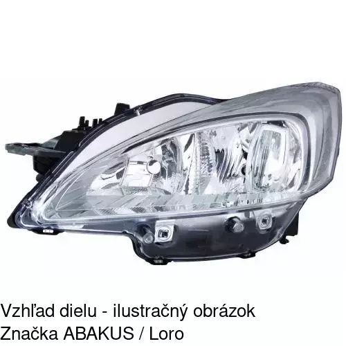 Hlavný reflektor POLCAR 575609-E - obr. 2