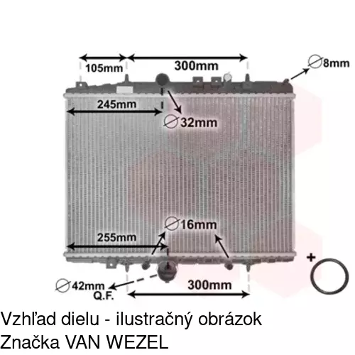 Chladiče vody POLCAR 576608-2 - obr. 5