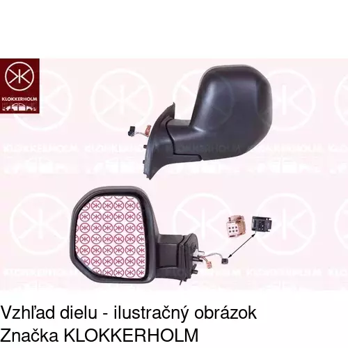 Vonkajšie zrkadlo POLCAR 5792521E - obr. 2