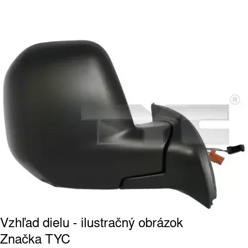 Vonkajšie zrkadlo POLCAR 5792523E - obr. 5