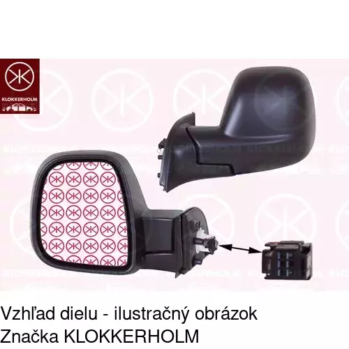 Rám vonkajšieho zrkadla POLCAR 57U154TM - obr. 5