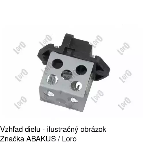 Diel nastavenia POLCAR 6011KST-1 - obr. 1