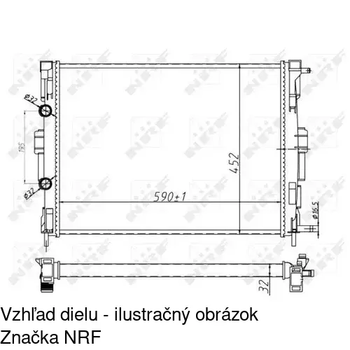 Chladiče vody POLCAR 601208-2 - obr. 4