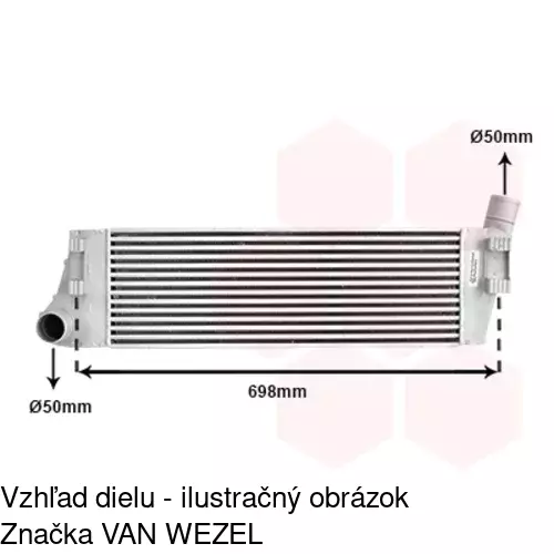 Chladiče vzduchu (Intercoolery) POLCAR 6012J8-1 - obr. 4