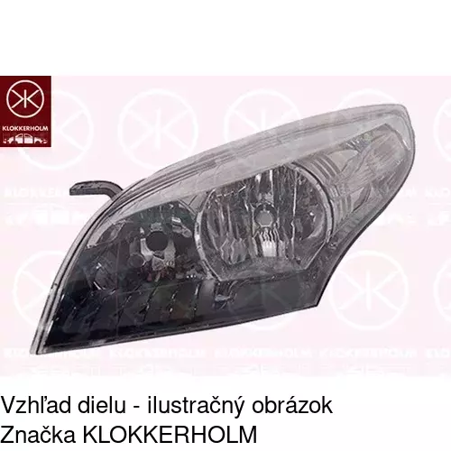 Hlavný reflektor POLCAR 6014095U