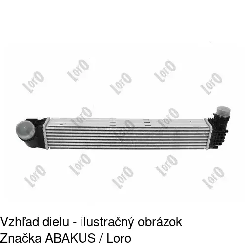 Chladiče vzduchu (Intercoolery) POLCAR 6014J8-1 - obr. 1