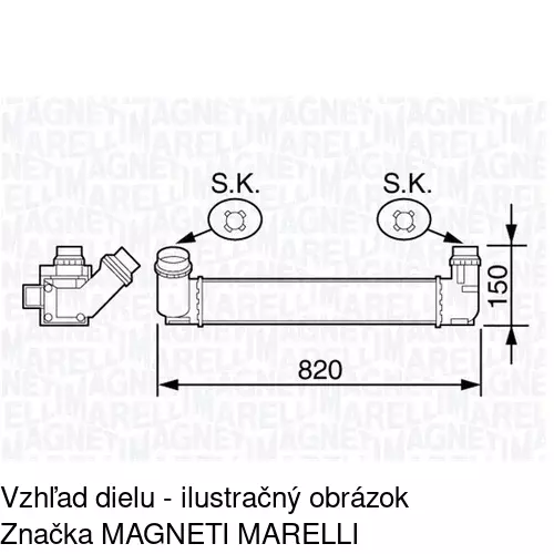 Chladiče vzduchu (Intercoolery) POLCAR 6014J8-2